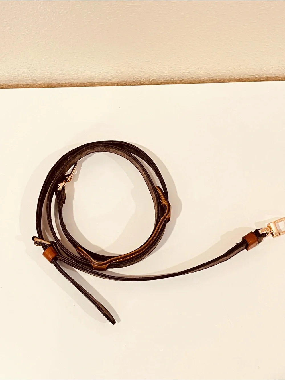Louis Vuitton Brown Monogram Adjustable Shoulder Strap 47 inch adjustable
